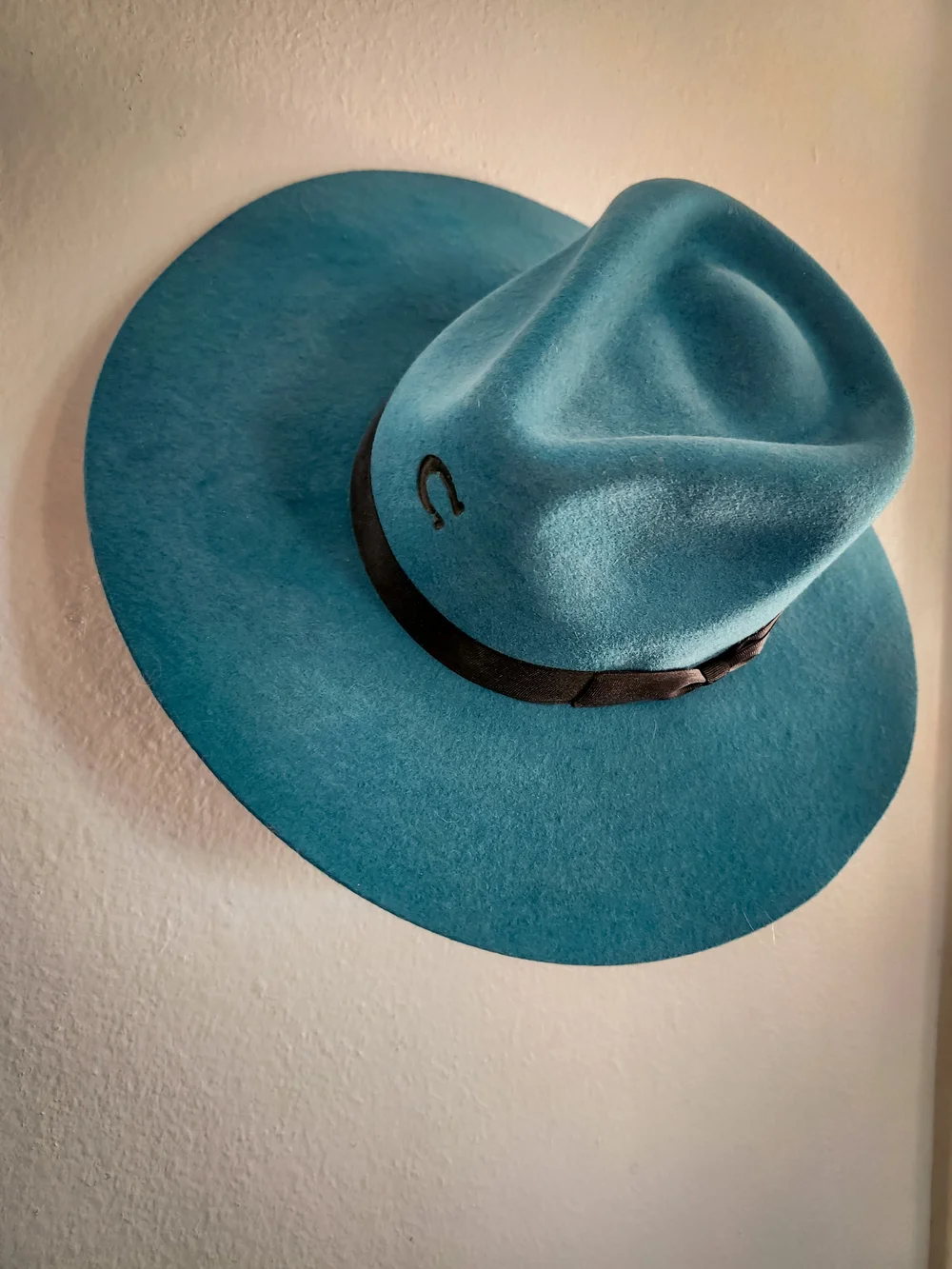 Cinch Women's Turquoise Wool Western Cowboy Hat Size Large L Wide Brim